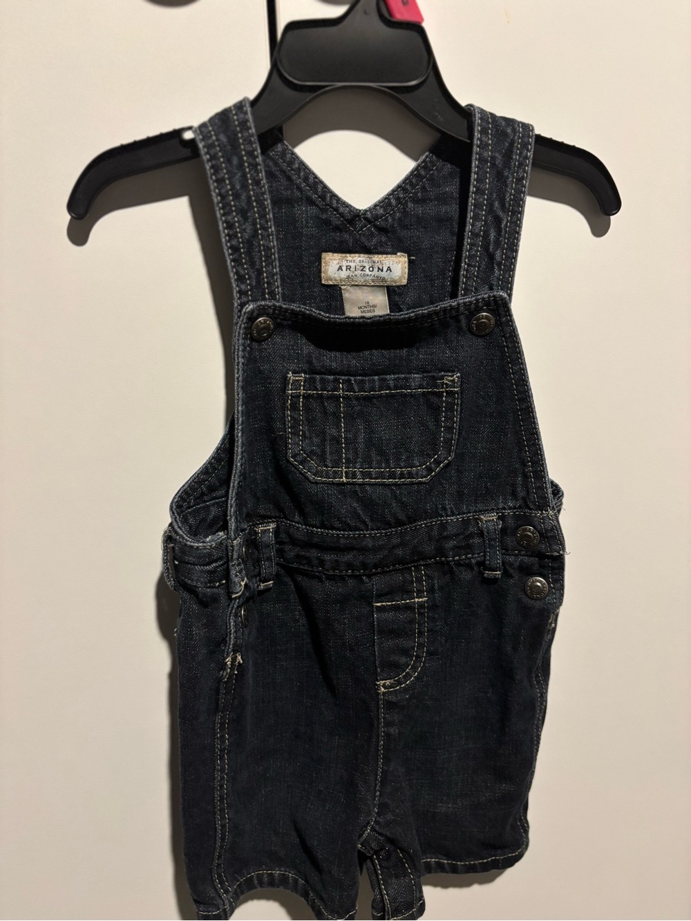 Arizona Jean Company Dark Indigo Denim Kids Overalls